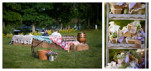 eastern shore hay bails and vintage cloths