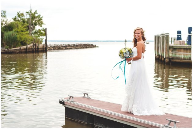 Waterfront Nautical Wedding Silver Swan Bayside, Stevensville Maryland