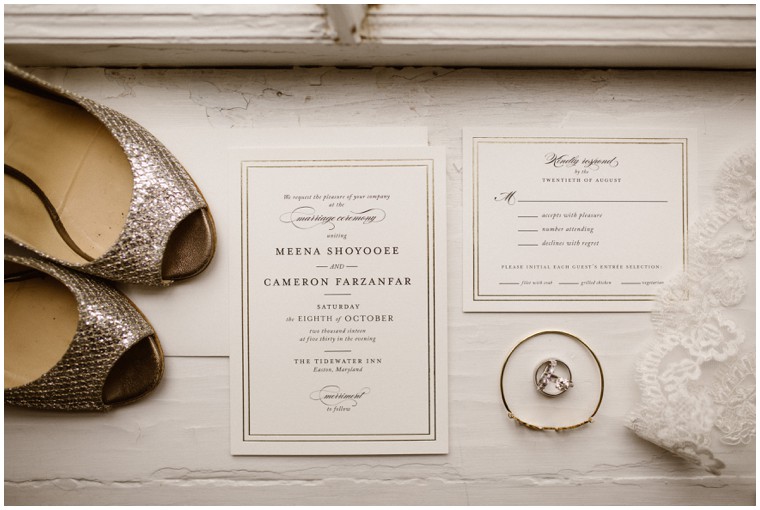 glam wedding invitations