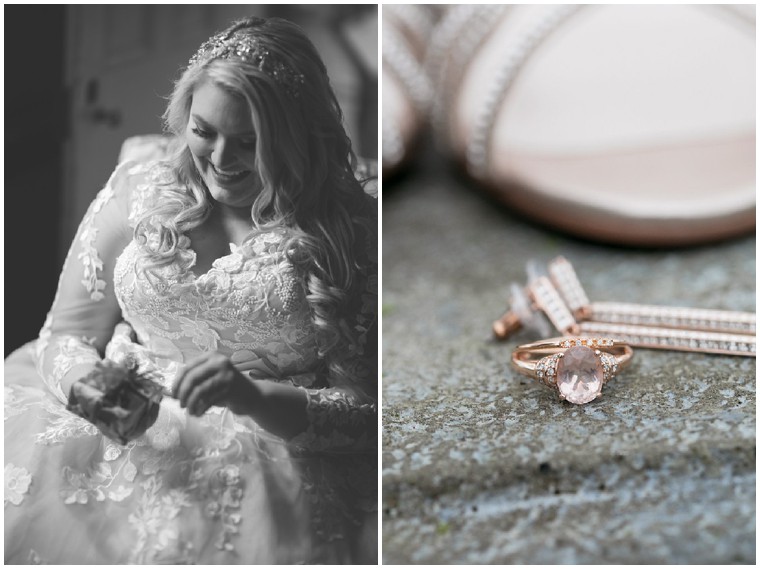 Rose Gold and Lace Wedding 