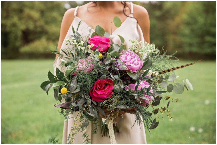 bohemian bridal bouquet 