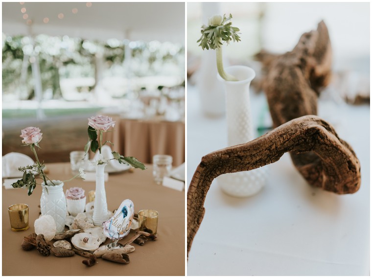 driftwood wedding decor