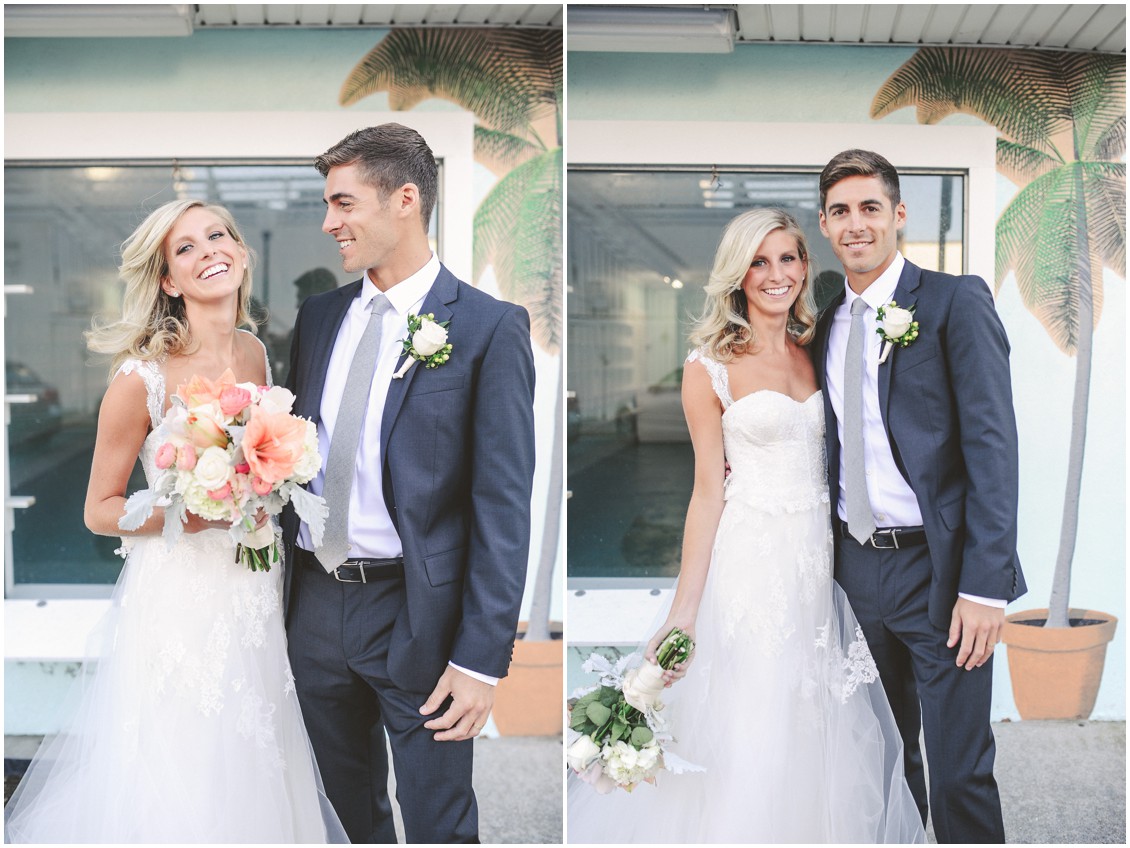 Bride and groom together in Ocean City, MD. | My Eastern Shore Wedding | 