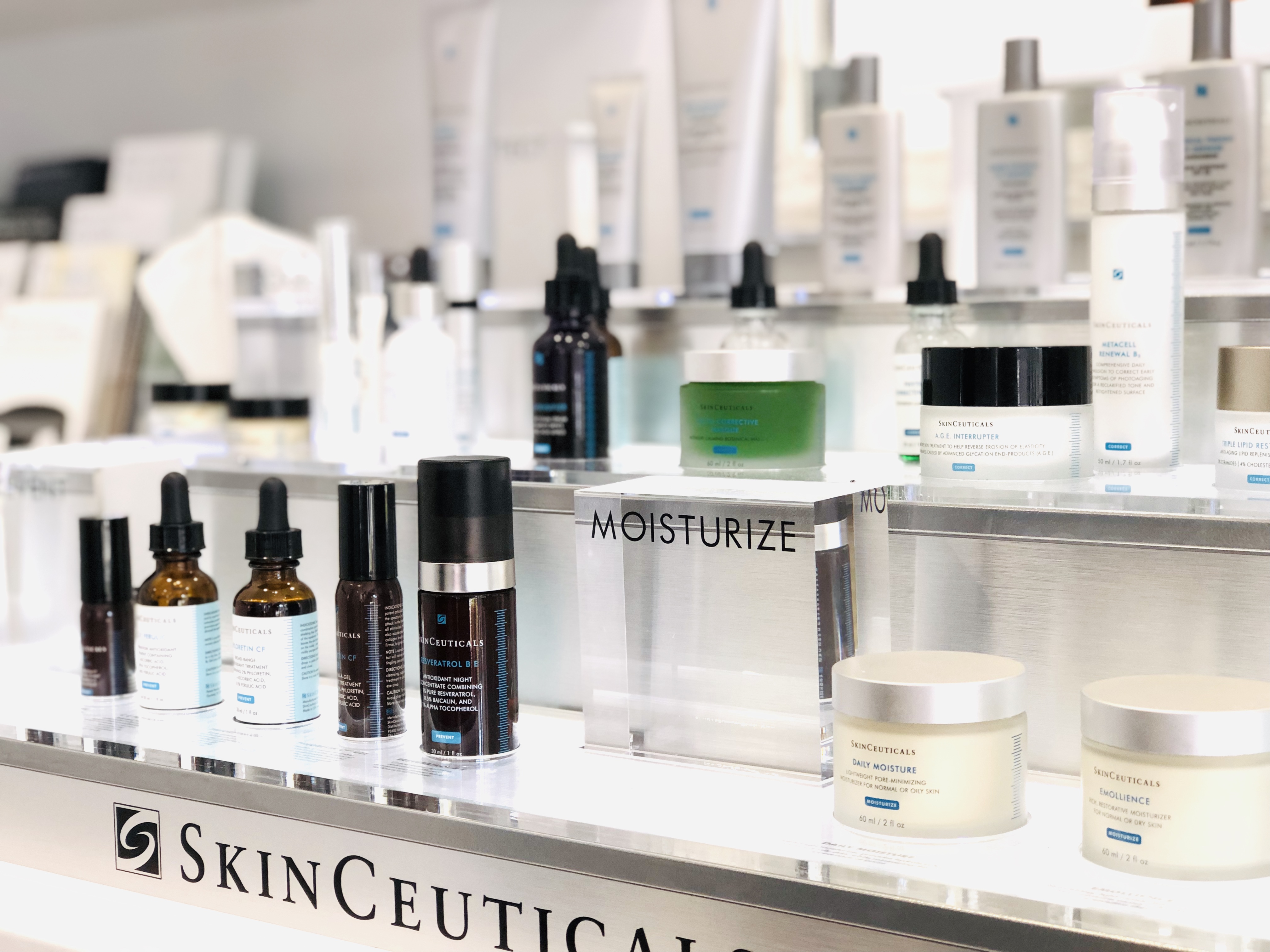 photo of skinceuticals line from local wellness expert on the eastern shore - beauty products and advice for how to relax before the wedding day