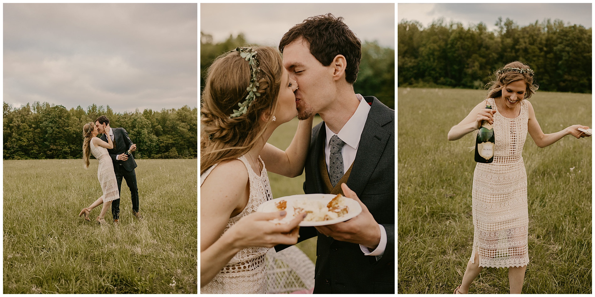 chic boho style wedding and carefree elopement inspo at prancing deer farm now featured on my eastern shore wedding blog