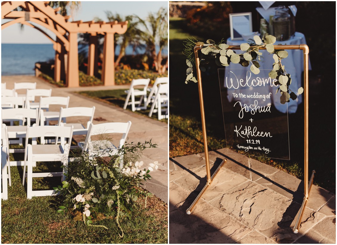 Signage Boho Beach Wedding and florals  | My Eastern Shore Wedding | Sherwood Florist  