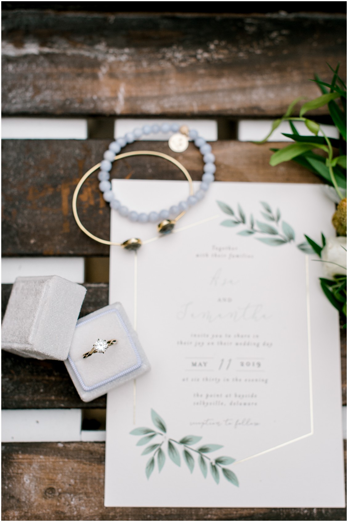 Wedding Stationery naturally beautiful wedding | My Eastern Shore Wedding | Erin Wheeler Photography | Bayside Resort Golf Club