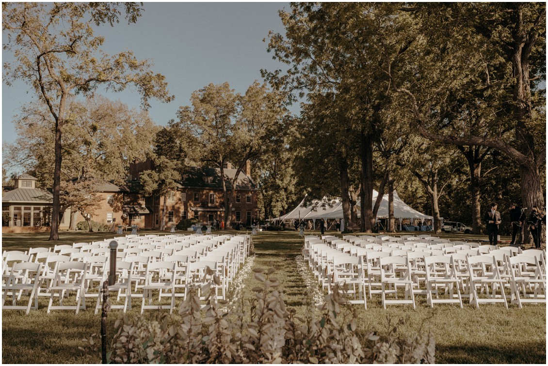 Ceremony site and tent classic lux wedding | My Eastern Shore Wedding | Eastern Shore Tents and Events