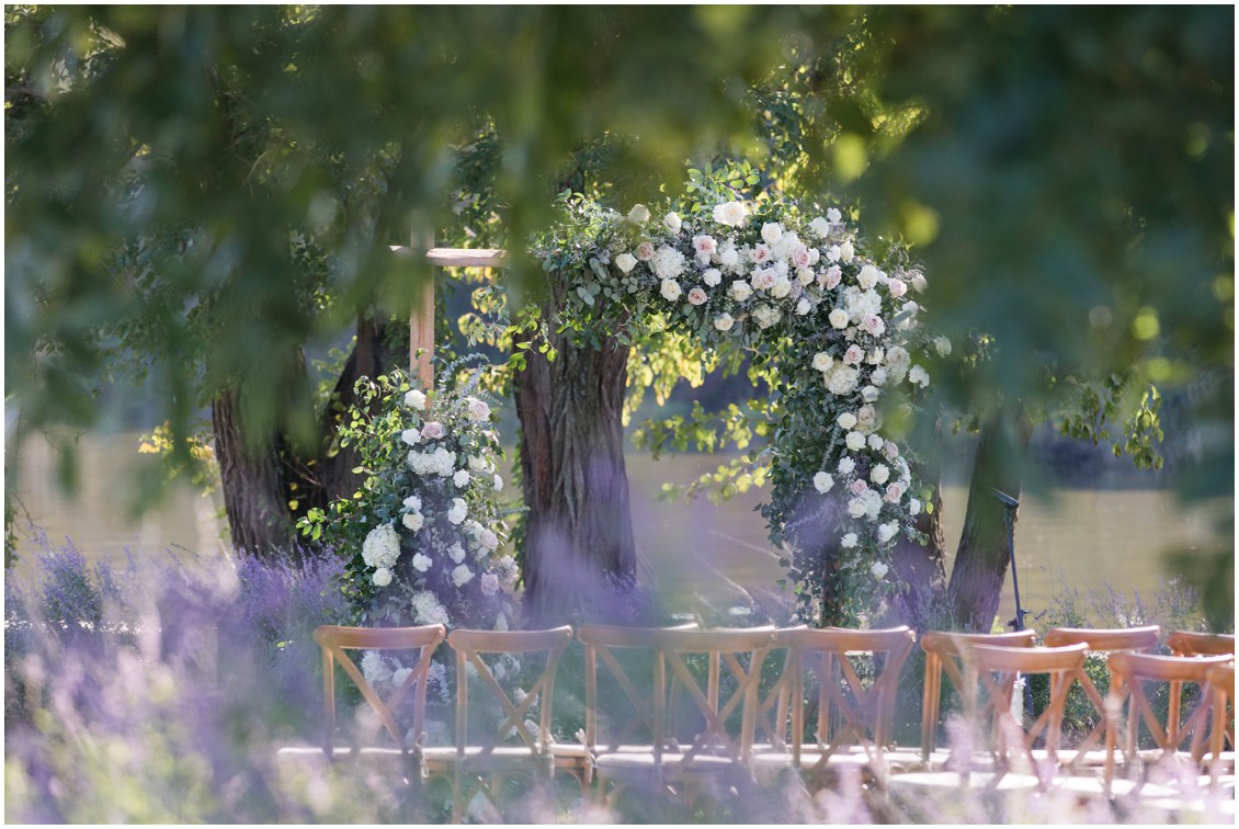Gorgeous floral arch neutral flowers  | My Eastern Shore Wedding | J Starr's Flower Barn