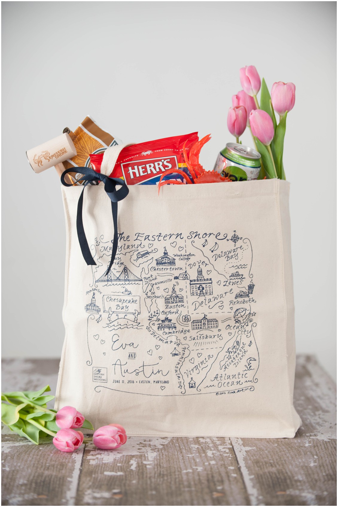 Hospitality at its Finest-The Welcome Bag - My Eastern Shore Wedding