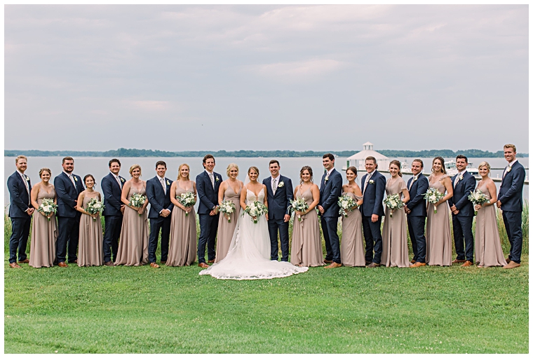 The bridal party at the Hyatt Regency Chesapeake Bay | Laura's Focus Photography