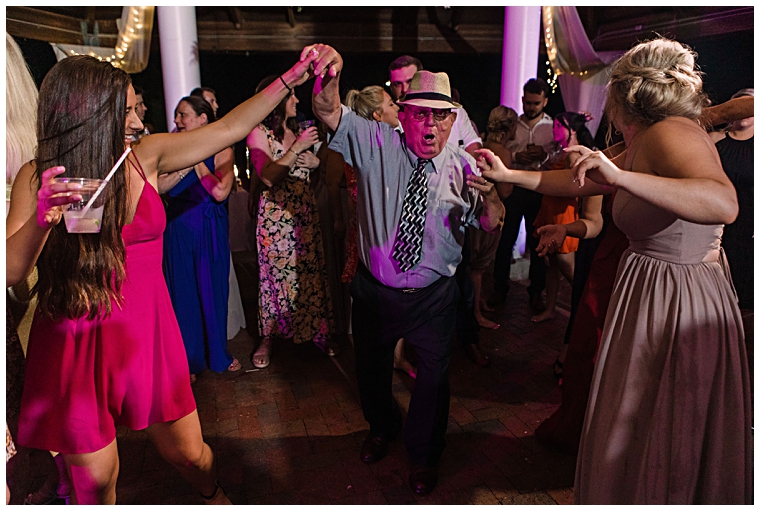 Guests tear up the dance floor at the Hyatt Regency Chesapeake Bay | Laura's Focus Photography