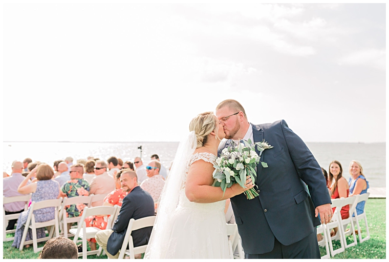 Cassidy MR Photography | first kiss | just married