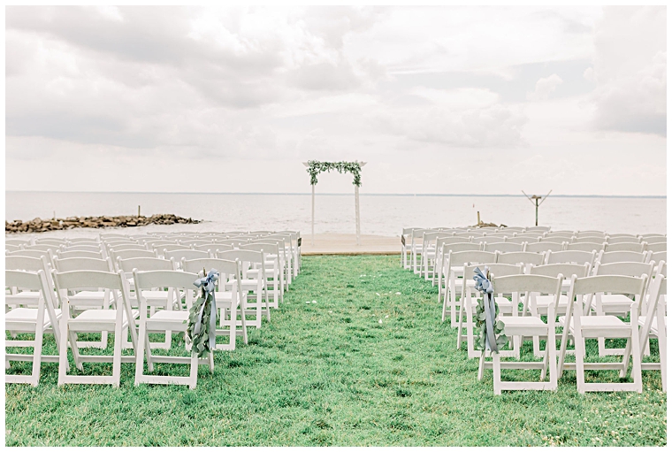 Cassidy MR Photography | ceremony site | waterfront wedding | Silver Swann Bayside