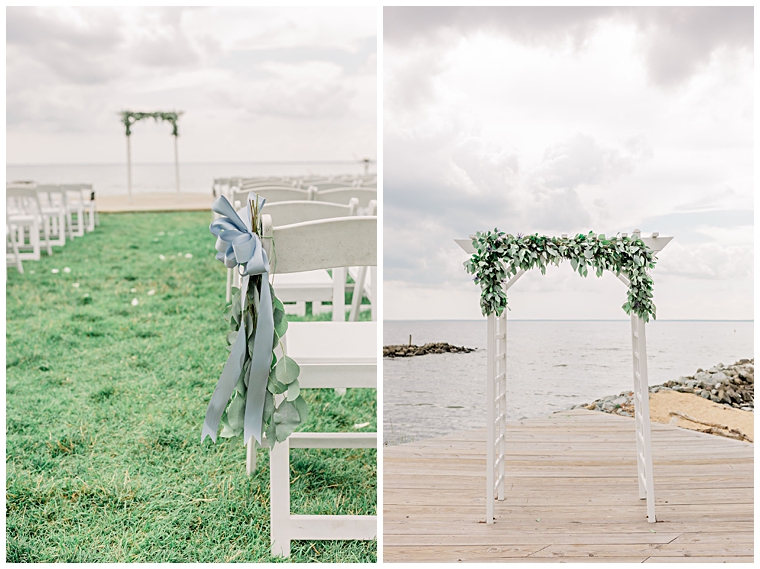 Cassidy MR Photography | ceremony site | waterfront wedding