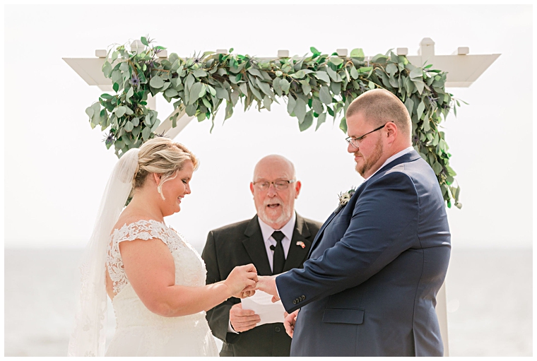 Cassidy MR Photography | I do | ceremony | waterfront wedding | rings