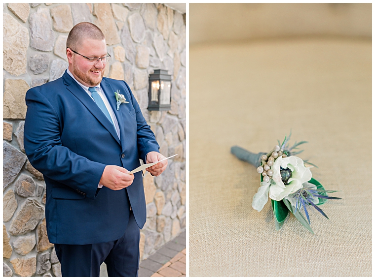 getting ready | wedding gift | groom | Cassidy MR Photography 