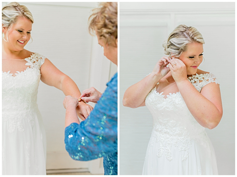 Bride puts on her jewelry | Cassidy MR Photography 
