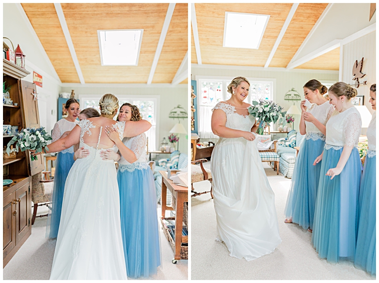 First look with bridesmaids | Cassidy MR Photography 