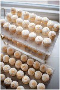 A dessert bar full of cupcakes to share during the reception