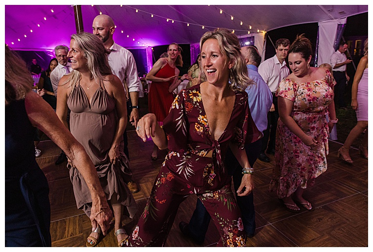 Guests dance the night away at the Black Walnut Point Inn