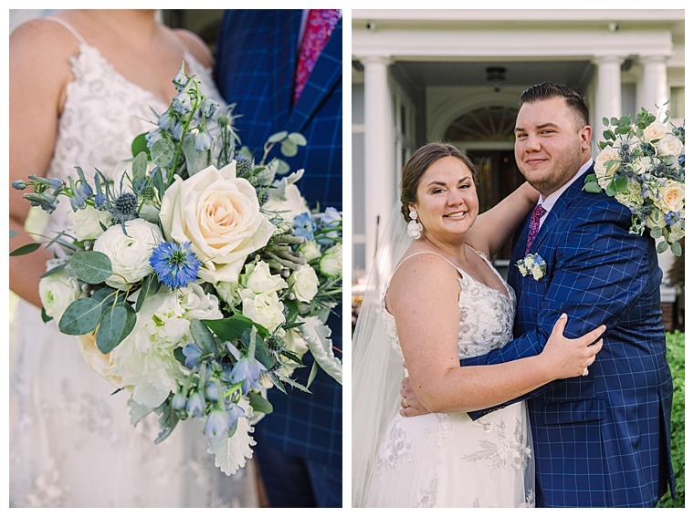 Bridal portraits by Laura's Focus Photography at The Tidewater House, Tidewater Inn
