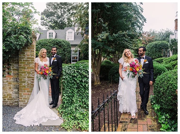 Bridal portraits by Laura's Focus Photography at The Tidewater Inn