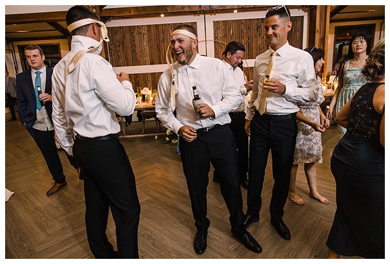 Guest are dancing the night away at this wonderful wedding reception | Barn Wedding Reception | Laura's Focus Photography